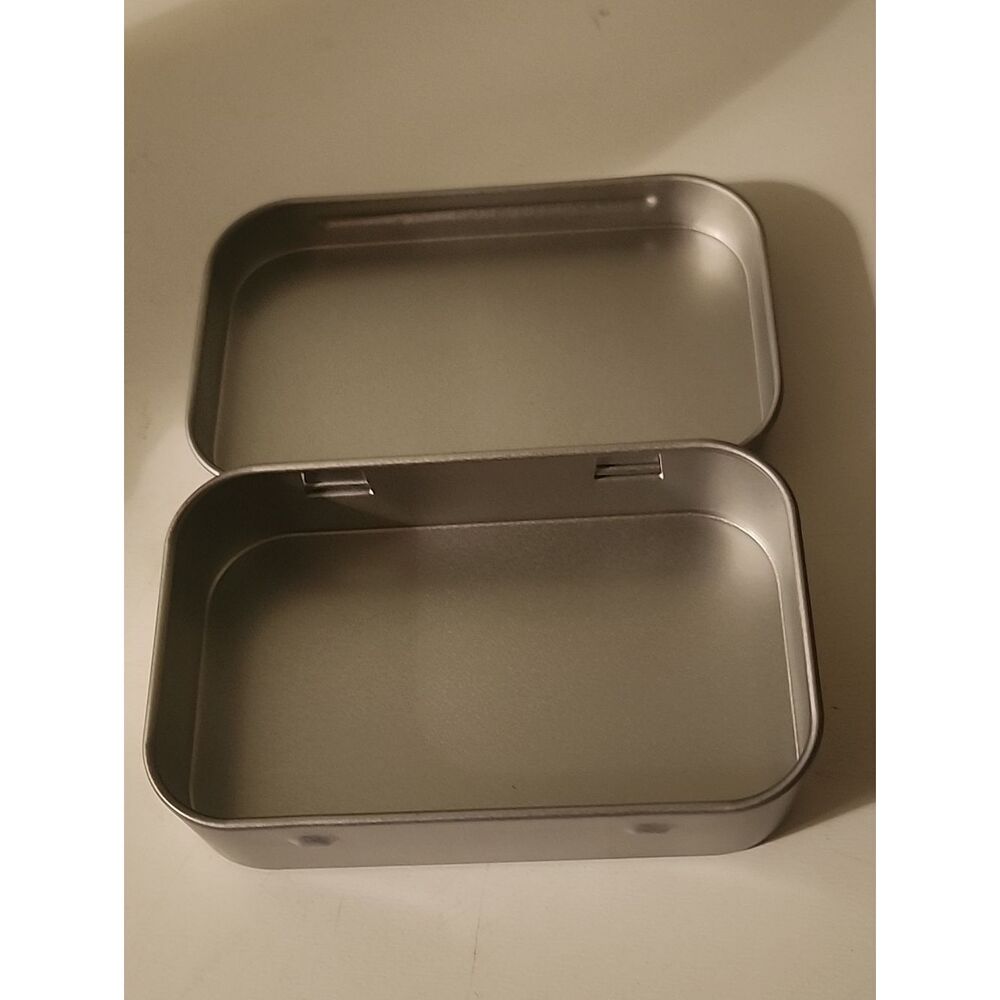 Silver Stackable Storage Hinged Boxes - Picture 3 of 8